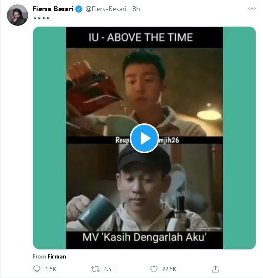 Kontroversi video klip Via Vallen - (Twitter/@FiersaBesari)