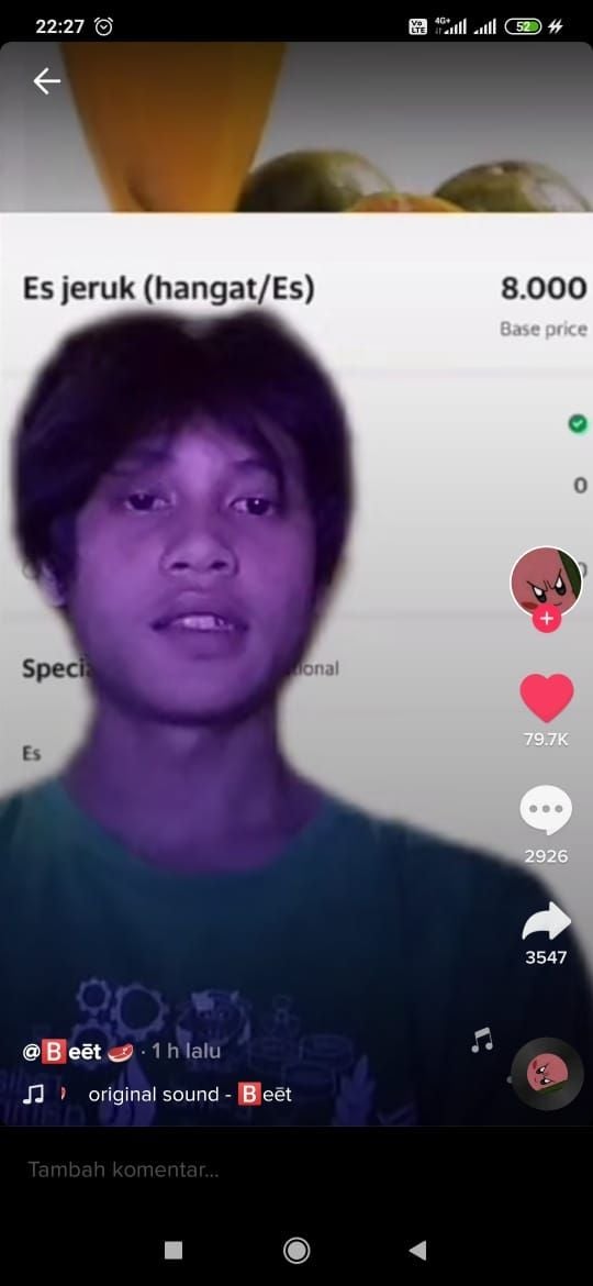 Menu nyeleneh (TikTok @navoyovan)