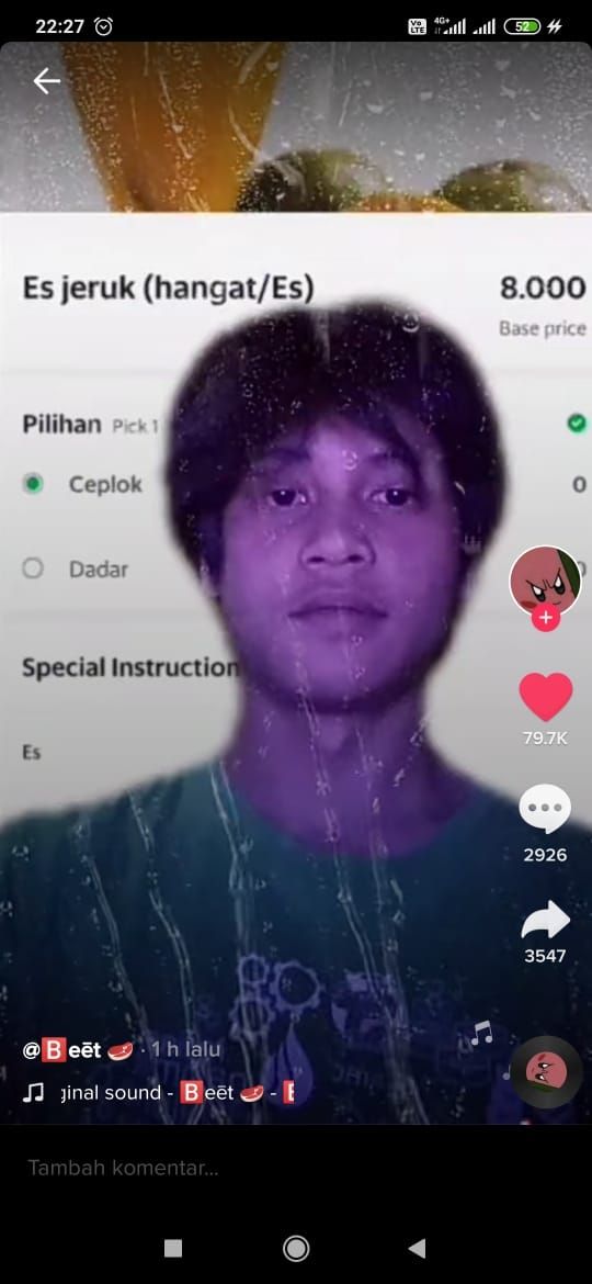 Menu nyeleneh (TikTok @navoyovan)