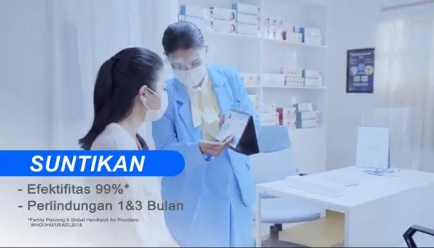 Iklan Layanan Masyarakat Program KB di masa pandemi (YouTube/DKT Indonesia)