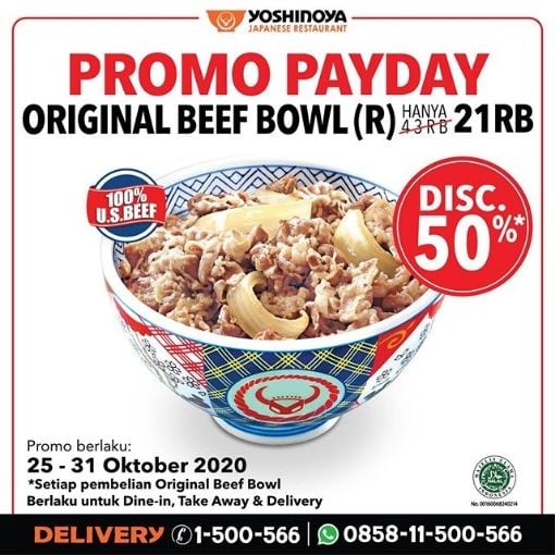 Diskon Hokben. (Dok: Instagram/yoshinoyaid)