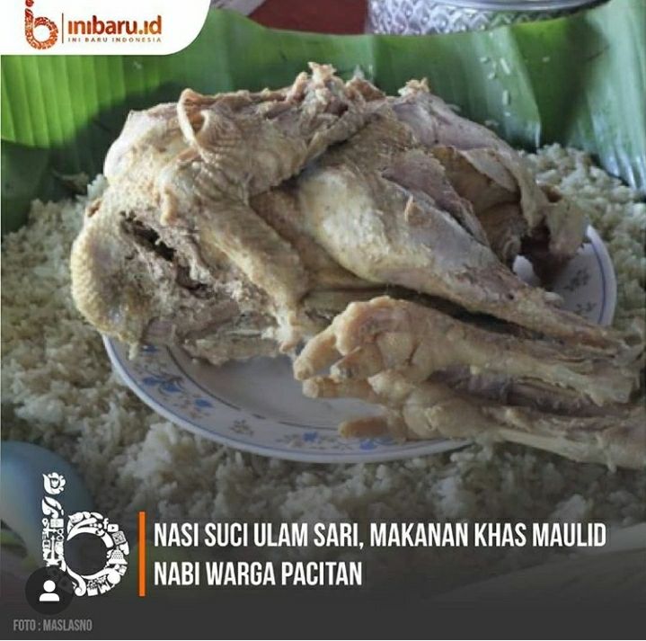 Nasi Suci Ulam Sari, Makanan Khas Maulid Nabi. (Instagram/@inibaru.id)