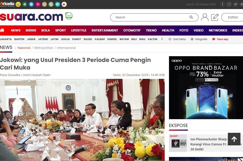 Fakta MPR godok masa jabatan Jokowi 3 periode (Turnbackhoax.id)