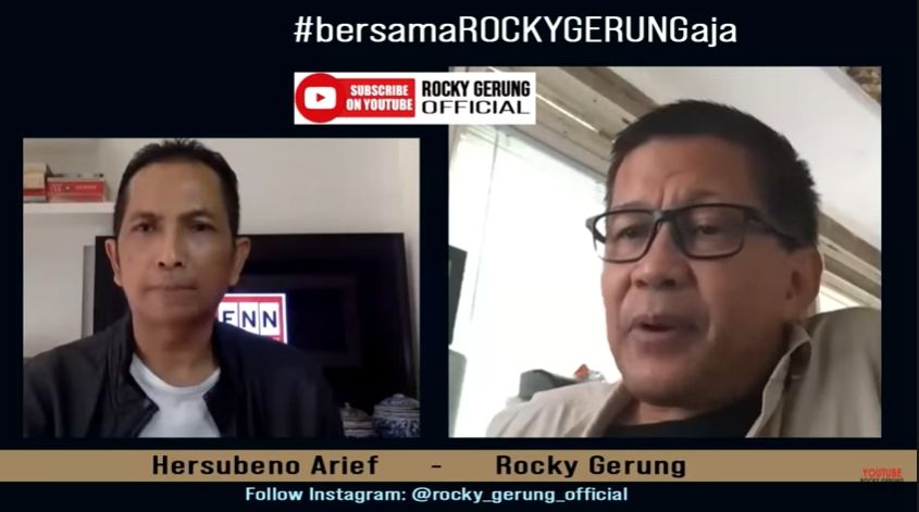 Rocky Gerung Sebut Pemerintah Tidak Bisa Yakinkan Publik (YouTube/Rocky Gerung Official).