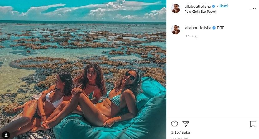 Potret liburan Ratu Felisha [Instagram/@allaboutfelisha]