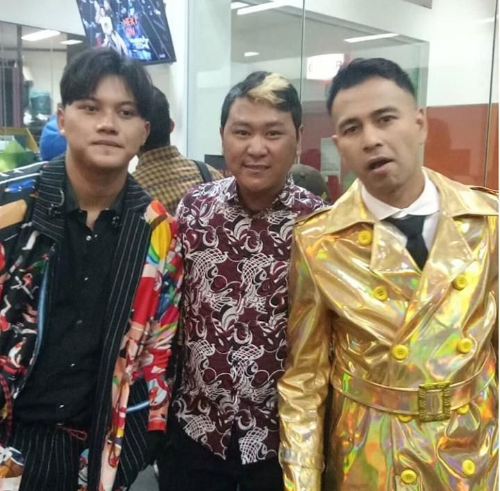 Nova Gogon bareng Raffi Ahmad dan Rizky Febian. [Instagram]