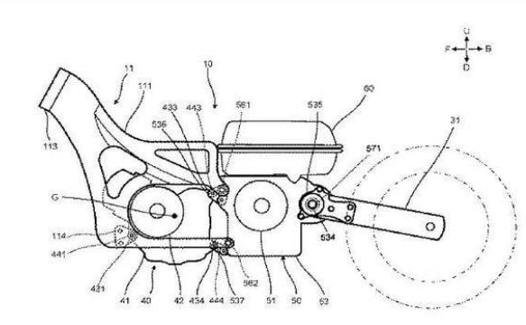 Paten motor hybrid Yamaha. (visordown.com)