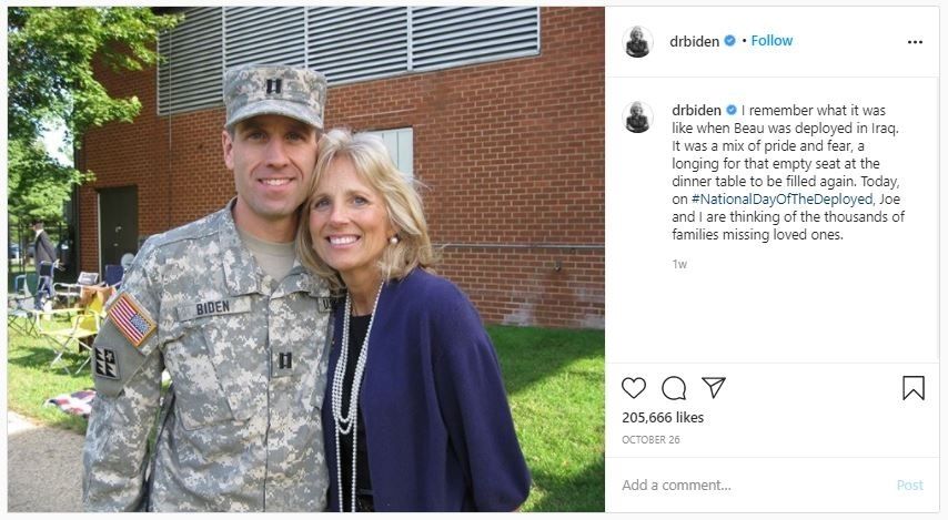 Fakta Jill Biden (instagram.com/drbiden)