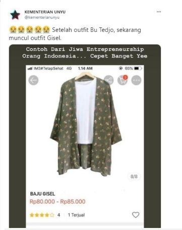 Baju Gisel [Twitter]