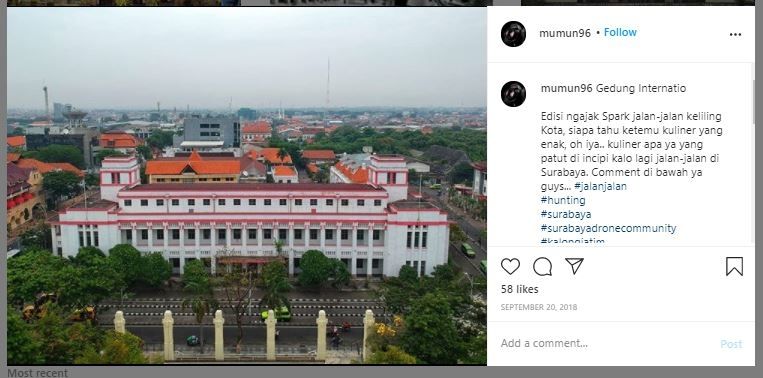 Gedung Internatio (Instagram @mumun96)