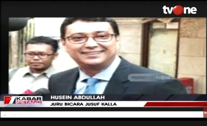 Husein Abdullah Mengomentari Tudikan Jusuf Kalla Penyokong Kepulangan HRS (YouTube/TVOneNews).