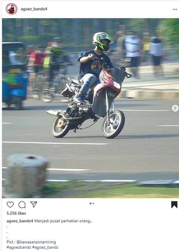 Modifikasi Honda Beat jangkung. (Instagram)
