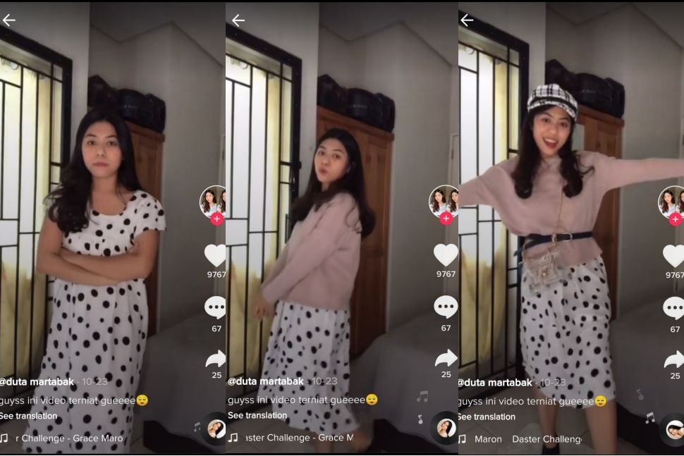 Daster Challenge. (TikTok)