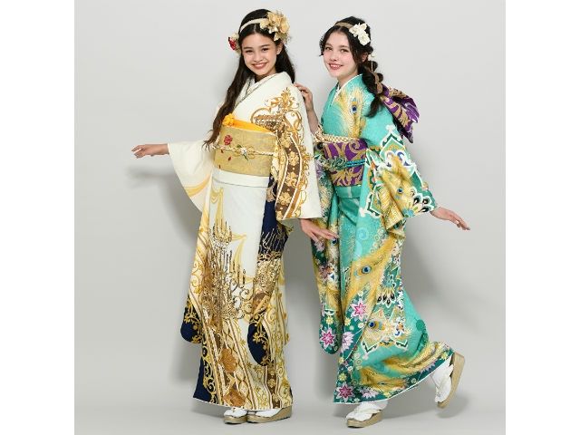 Kimono tema Disney, Princess Belle dan Jasmine. (Studio Alice)