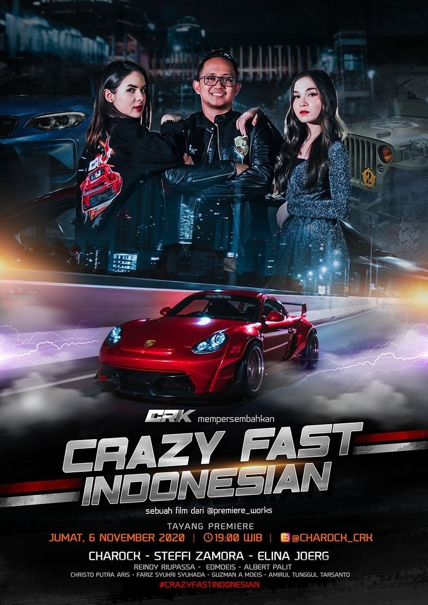 Poster film Crazy Fast Indonesian. [Instagram]