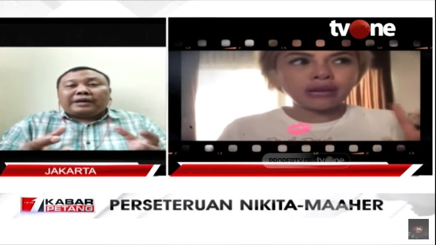 Pakar Politik Komentari Perseteruan Nikita Mirzani dan Ustaz Maaher (YouTube/TalkShowTVOne).