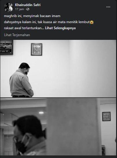 Unggahan Fotografer Gubernur DKI Anies Baswedan, Khairrudin Safri (Facebook/udin.lepo)
