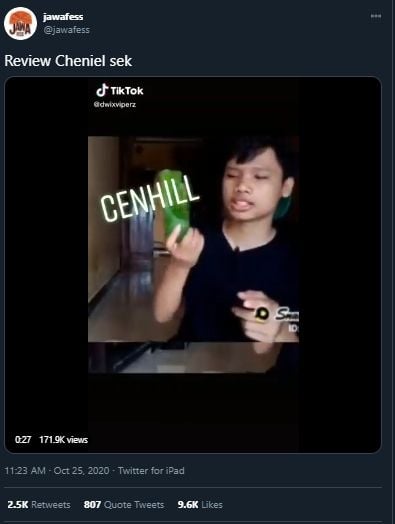 Pakai Istilah Nyentrik, Video Unboxing Kuliner Cenil Ini Bikin Ngakak. (Twitter/@jawafess)