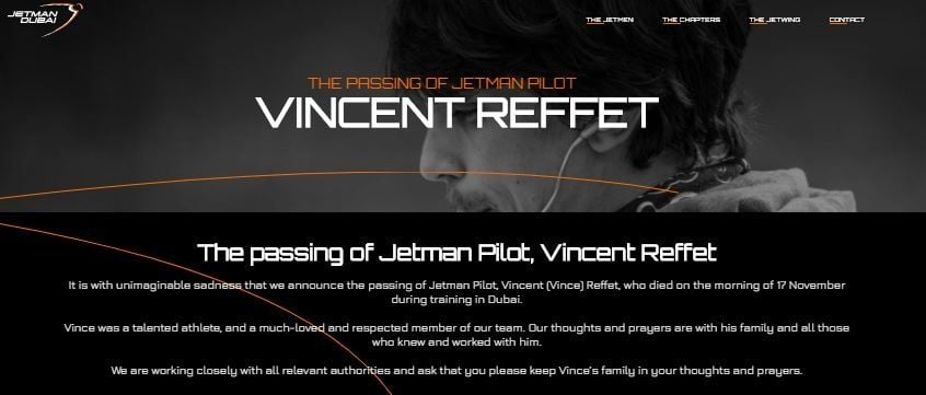 Vince Reffet. (Jetman)