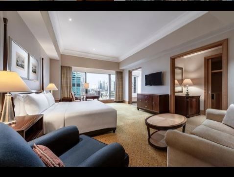 Salah satu kamar di The Ritz Carlton Jakarta (Instagram @ritzcarltonjakarta)