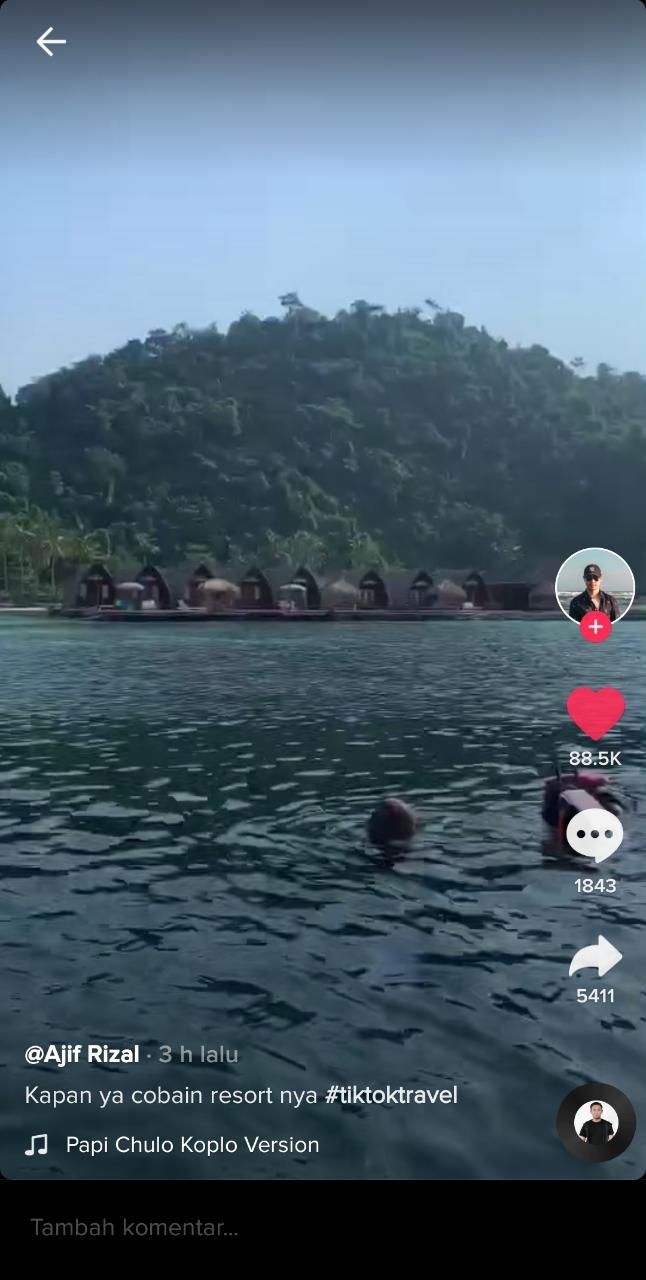 Pulau Tegal Mas (TikTok @ajifrizal)