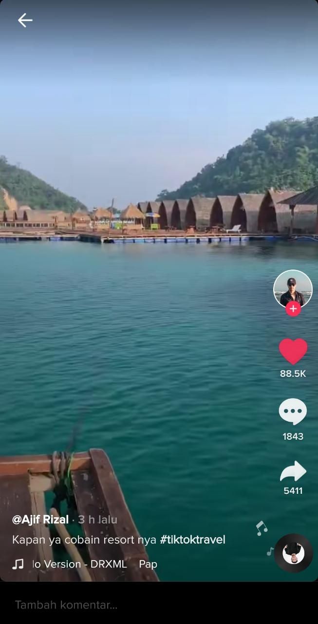 Pulau Tegal Mas (TikTok @ajifrizal)