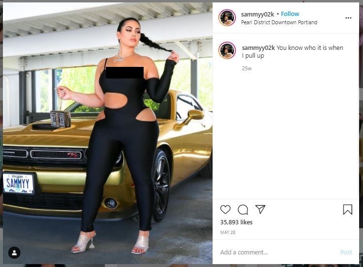 Fans Berat Kim Kardashian Ngaku Punya Pacar Mirip Kanye West (instagram.com/sammyy02k)