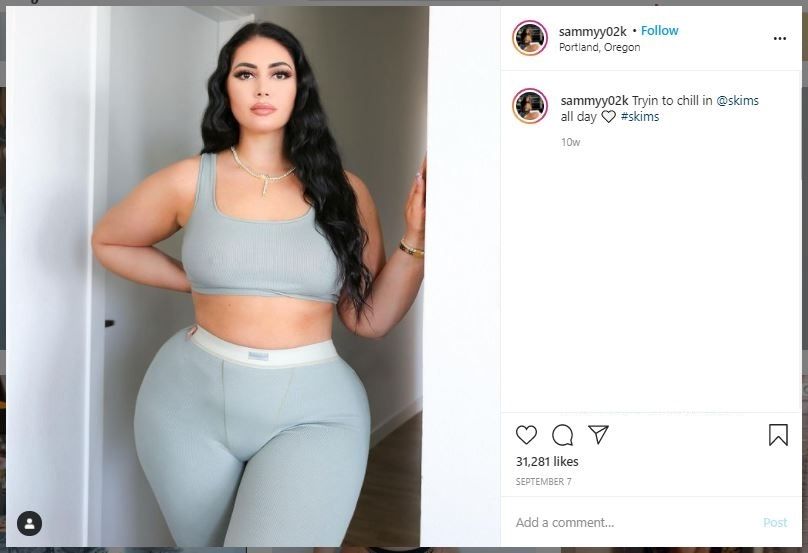 Fans Berat Kim Kardashian Ngaku Punya Pacar Mirip Kanye West (instagram.com/sammyy02k)