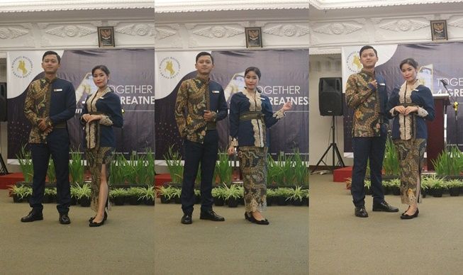 Seragam baru staf D'Senopati Malioboro Grand Hotel Yogyakarta. (Suara.com/Nur Khotimah)