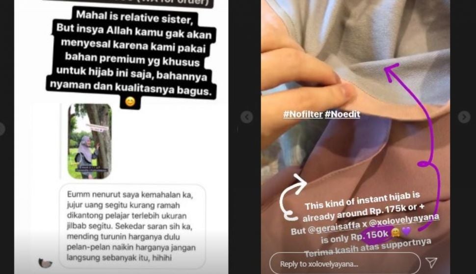 Hijab Ayana Moon Dikritik Terlalu Mahal (instagram.com/xolovelyayana)