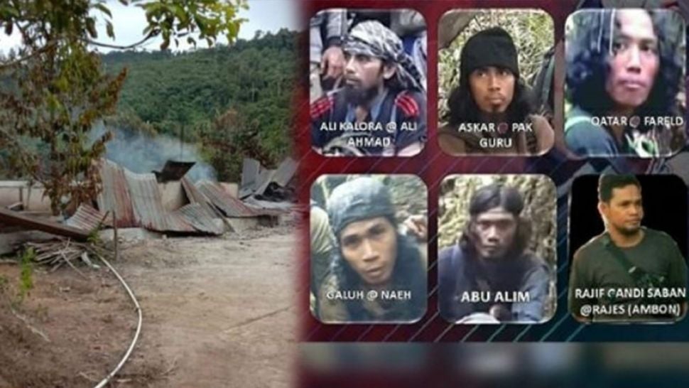 Teroris MIT Ali Kalora menyerang warga di Sigi, Sulawesi Tengah. (Dok.Ist & Dok. Polisi)