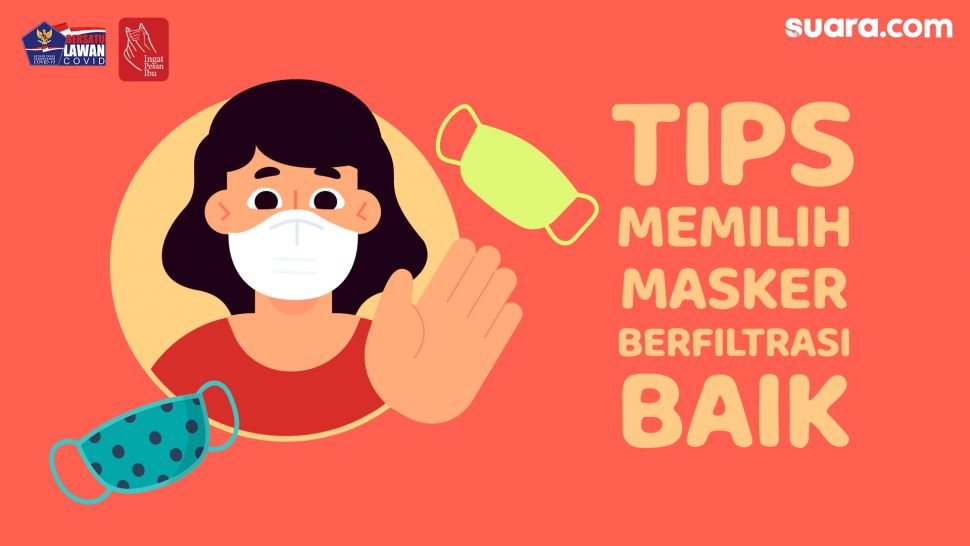 Ilustrasi masker (Suara.com/Michelle Illona)