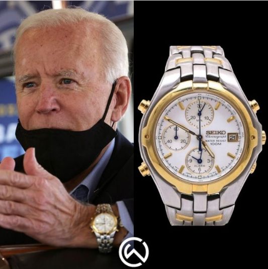 Jam Tangan Joe Biden. (Instagram/@watchescelebrities)