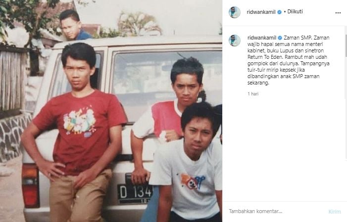 Potret Lawan Ridwan Kamil (Instagram/RidwanKamil).