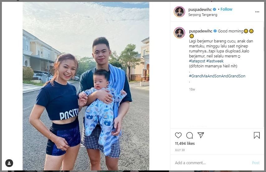 Influencer Puspa Dewi Awet Muda di Umur 53 (instagram.com/puspadewihc)