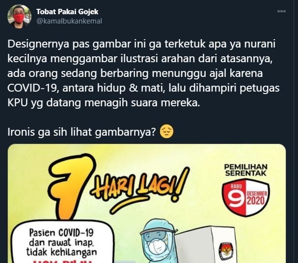 Desain Pilkada yang dikritisi publik. (Twitter/@kamalbukankemal)