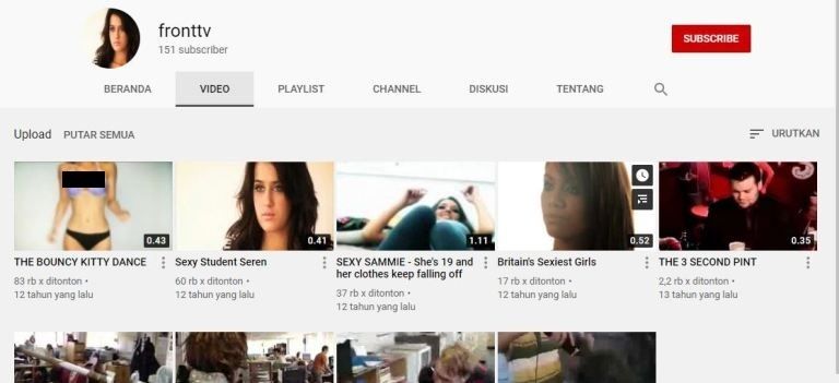 Tangkapan layar kanal YouTube fronttf - (YouTube fronttv via Hops.id)