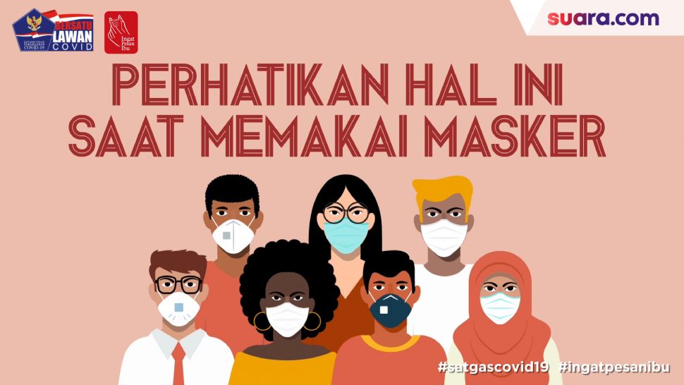 Ilustrasi Pakai Masker (Suara.com/Tika Nindra)