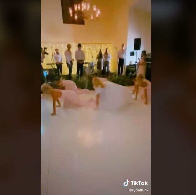 Heboh Pengantin Wanita Lakukan Tarian Nakal di Pernikahan (tiktok.com/@rydelfunk)