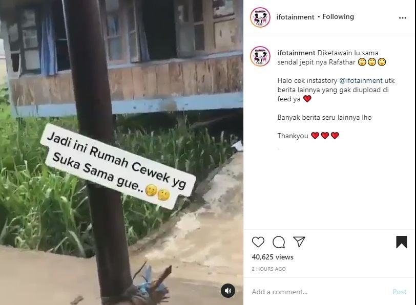 Viral pemobil menghina rumah orang. (Instagram)