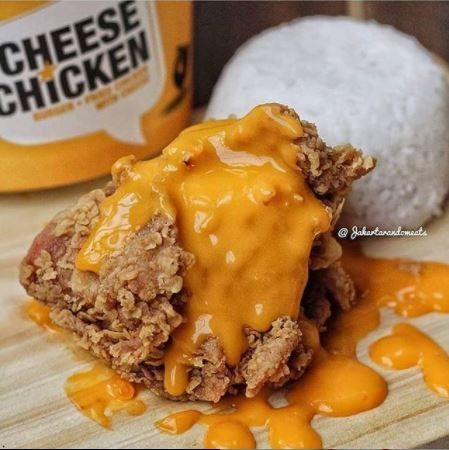 Menu ayam keju di Cheese Chicken (Instagram @cheesechicken.id)