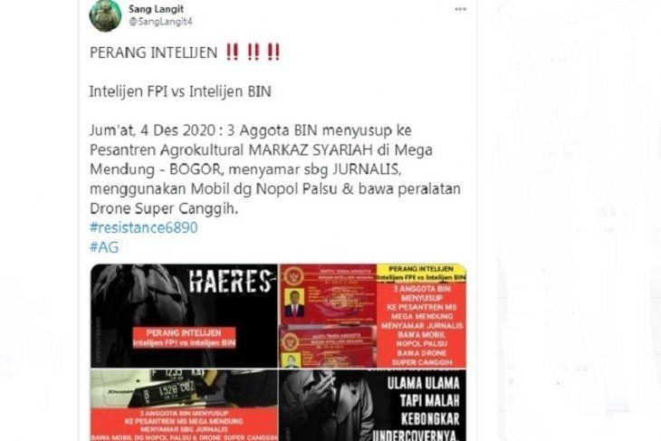 Fakta BIN menyusup ke pesantren untuk habisi Rizieq (ist)