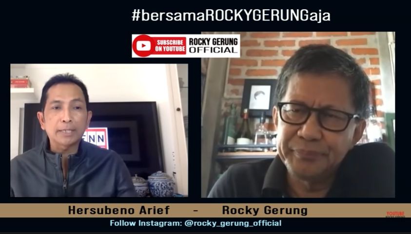 Rocky Gerung Menanggapi Kasus Ditembaknya 6 Laskar FPI (YouTube/RockyGerungOfficial).