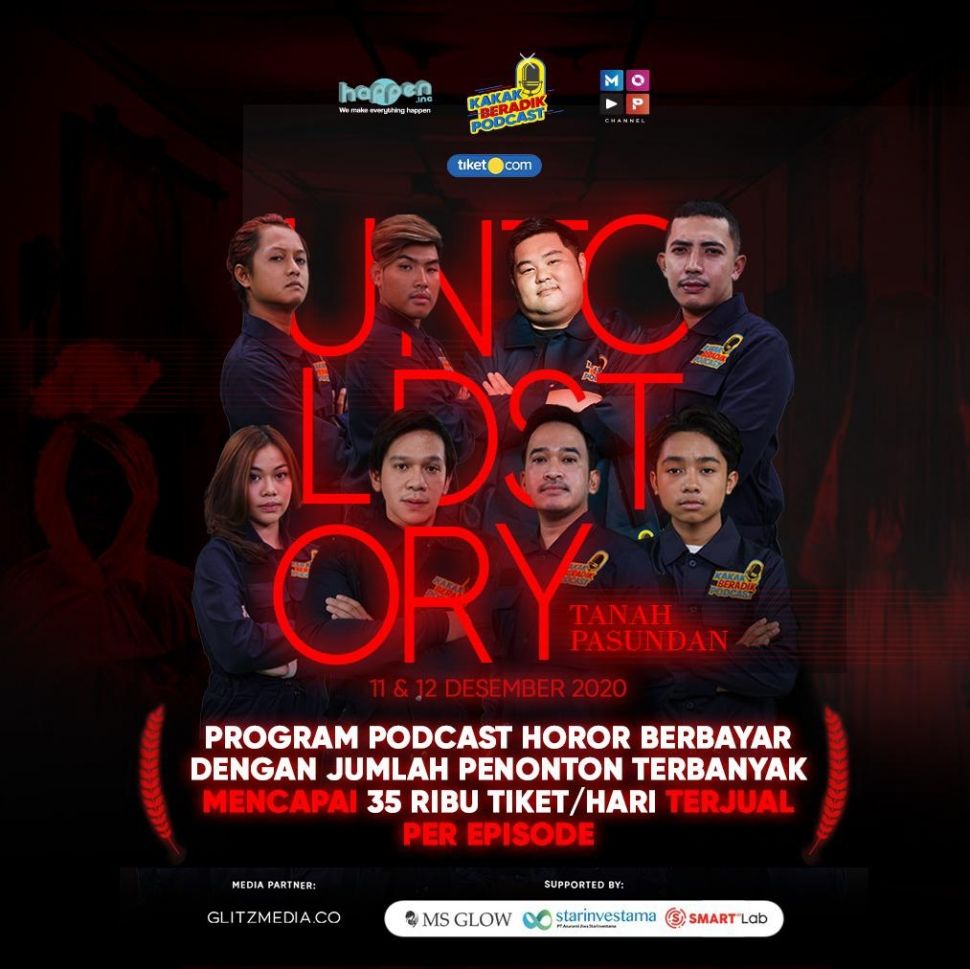 Kakak Beradik Podcast yang dipandu Ruben Onsu dan Jordi Onsu akan menampilkan cerita mistis bertajuk Untold Story Tanah Pasundan.