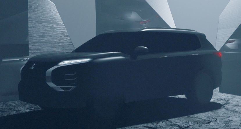 Teaser Mitsubishi Outlander terbaru. (carscoops.com)