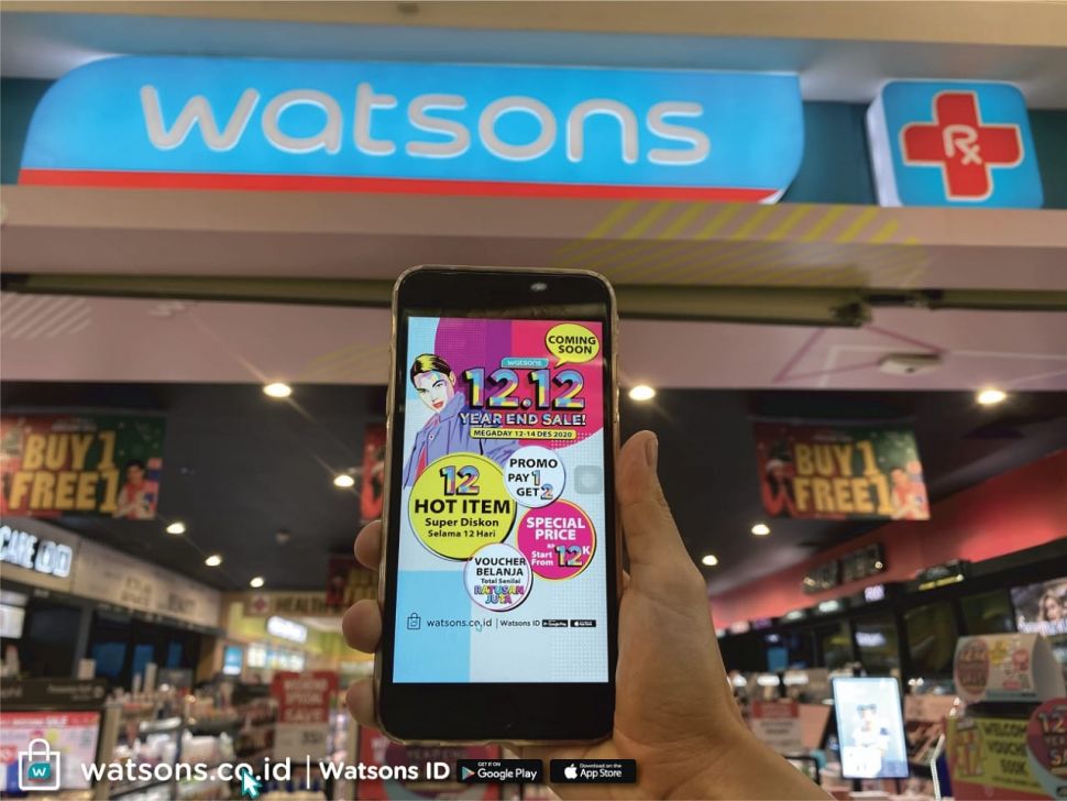 ‘Watsons 12.12 Year End Sale’. (Dok: Watsons)