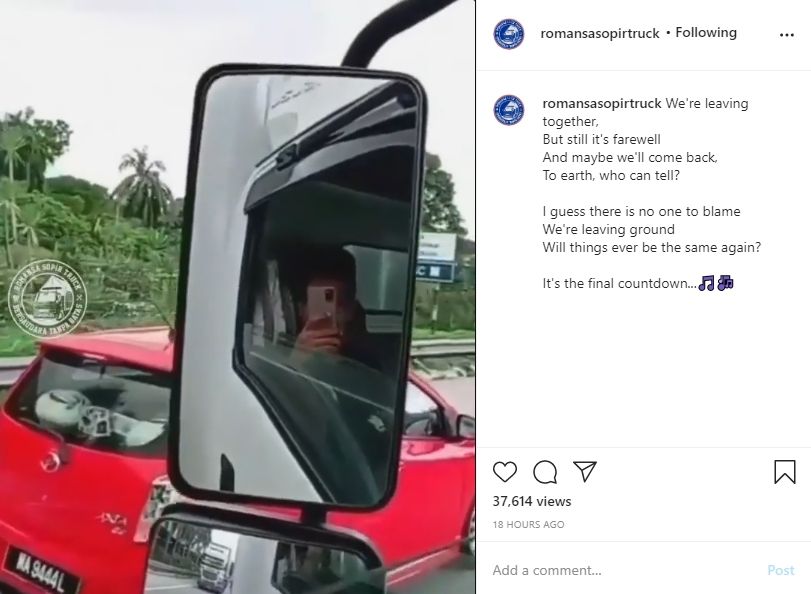 Telolet truk bikin auto nyanyi. (Instagram)