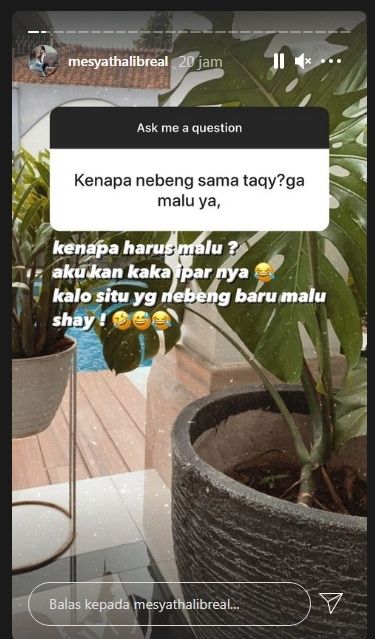 Unggahan kakak Serell Nadirah, Mesya Firdaus [Instagram/@mesyathalibreal]