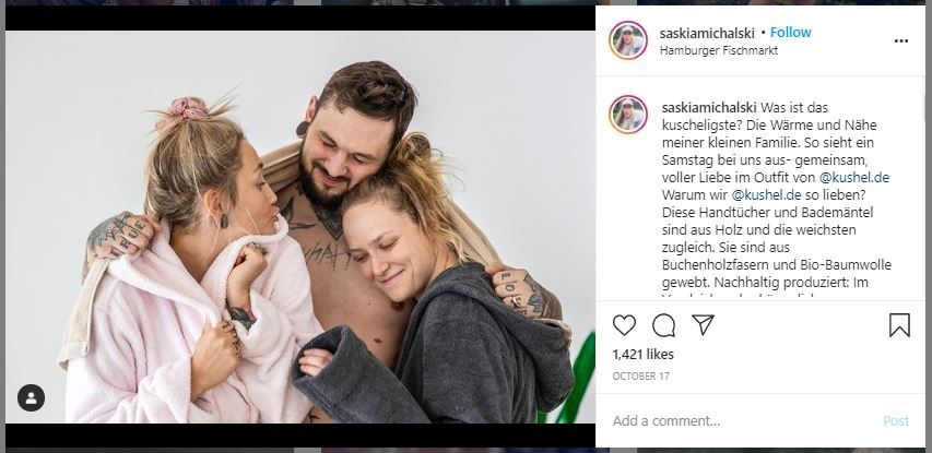 Sudah Punya Suami, Wanita Ini Ingin Menikahi Lagi dengan Pacar Perempuannya (instagram.com/saskiamichalski)