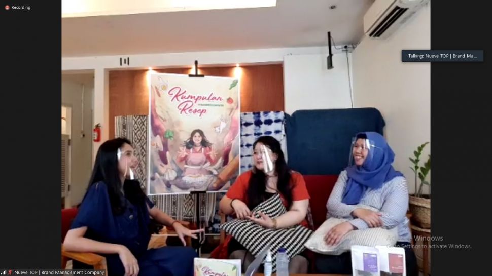 Putri Habibie Mengenai Buku Kumpulan Resep #TEAMRECOOKPUTRI (Dok: Istimewa)